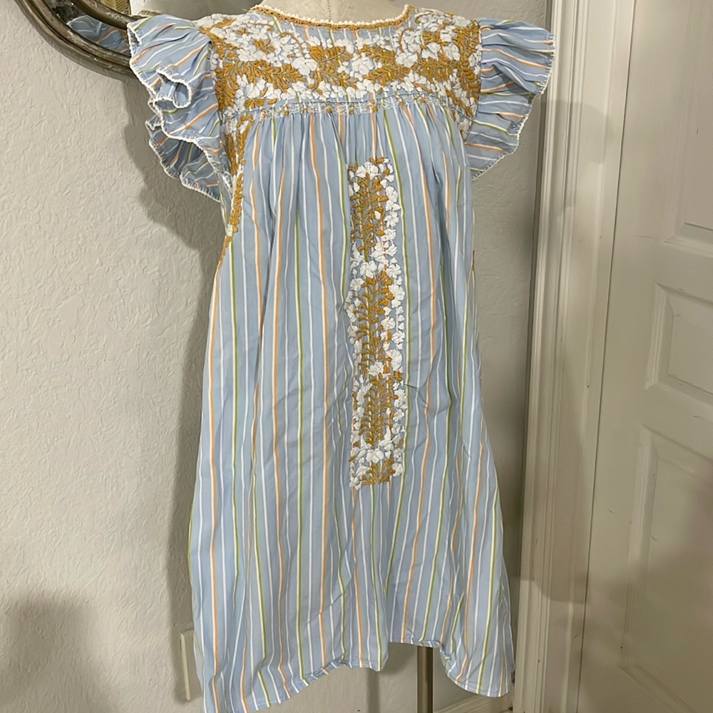 Margarita Mercantile embroidered dress XS Small